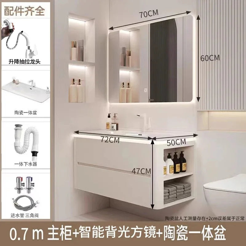 Badkamerkast White Cabinet Storage Multifunction tools locker