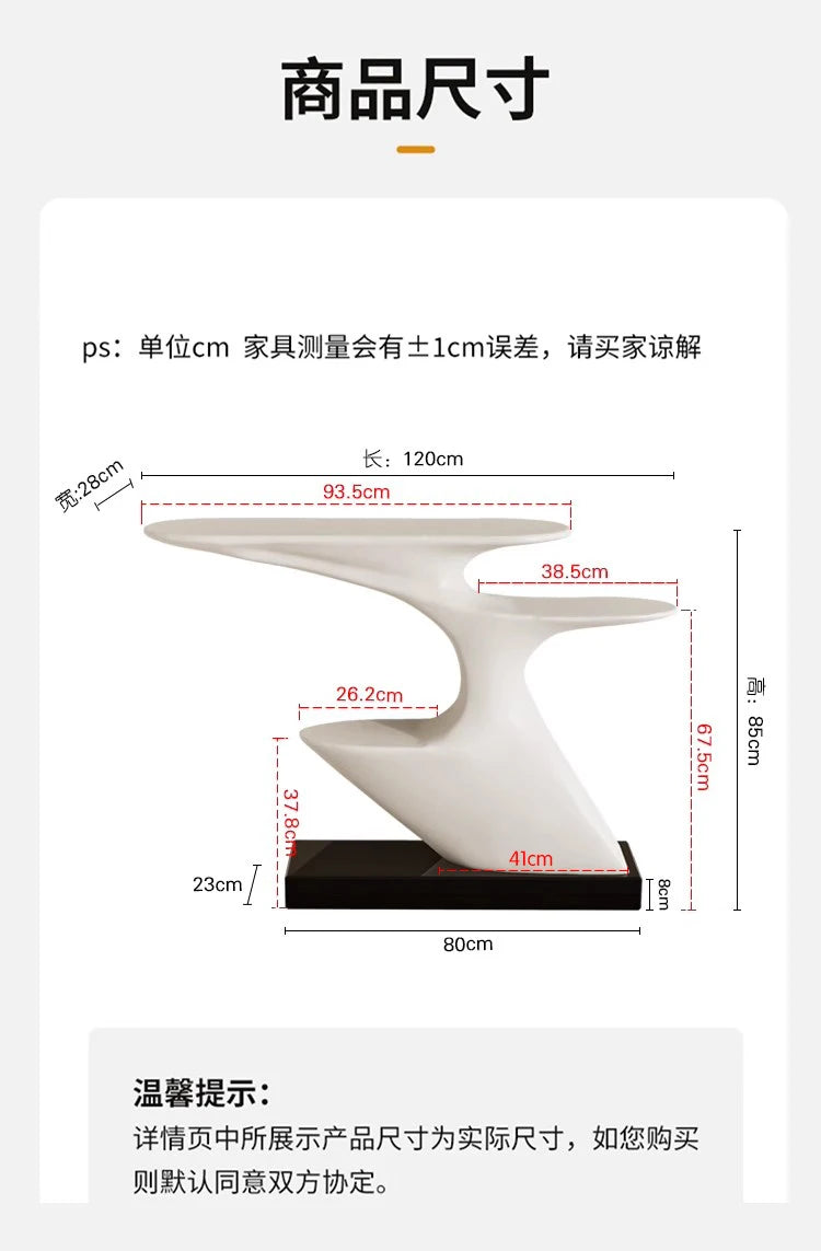 Nordic Miminalist Mini Corner White Table Console office table design