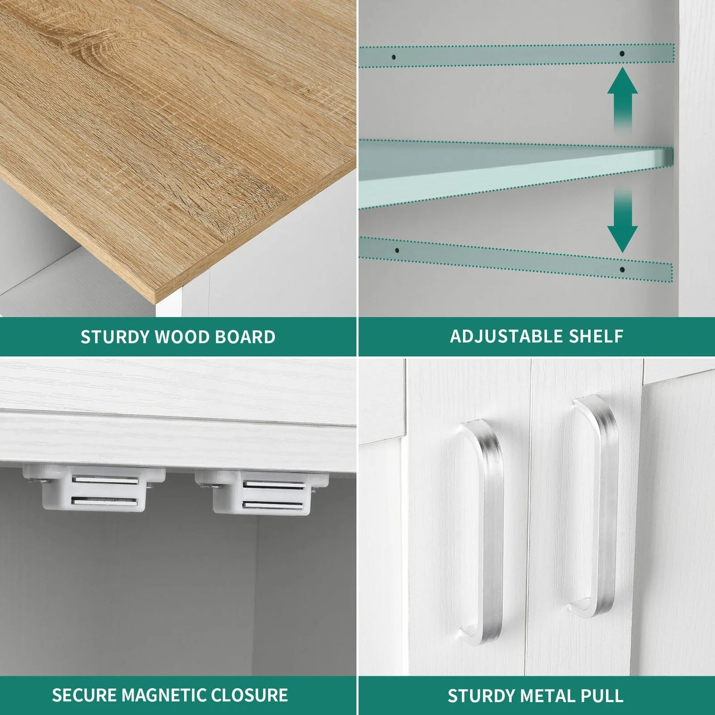 US Rolling cart cabinet for storing spices , towel racks-
