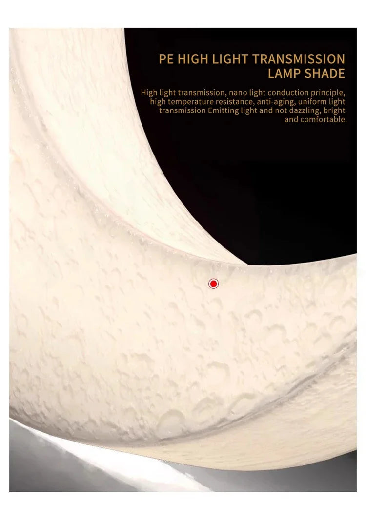 Nordic Creative Romantic Design Lounge chair, atmospheric Decoration Crescent. Moon Floor Lamp