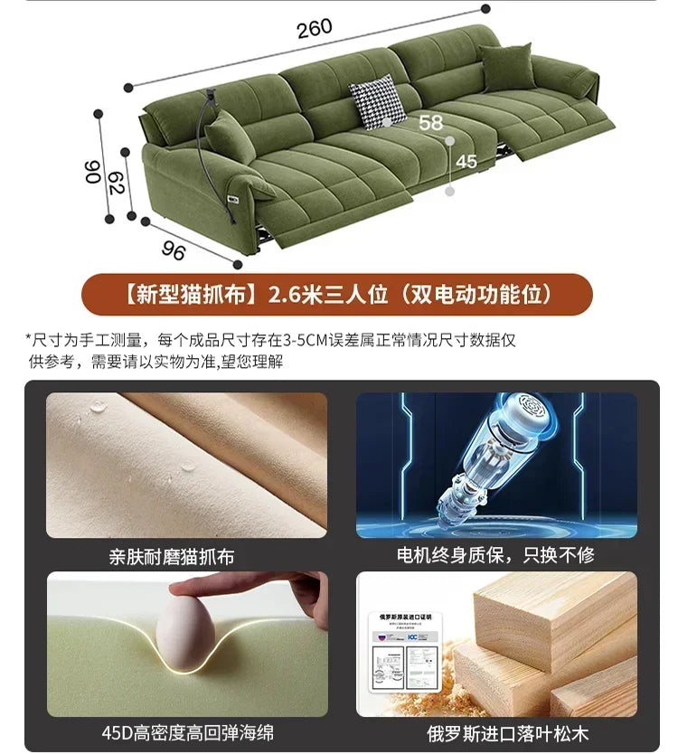 Divano Unique Furniturer Designer Green Sofa, ,Back Support Design Salon recliner