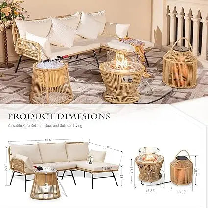 Bohemian Outdoor Patio Furniture Set