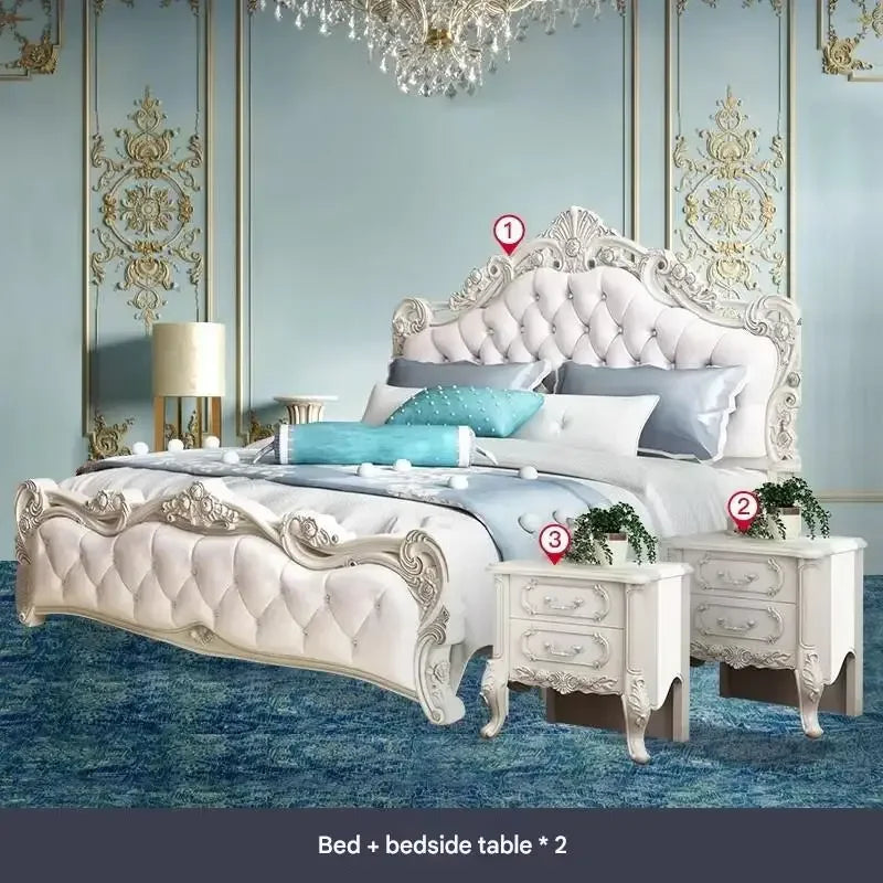 Sleeping Princess Beauty Multifunctional Design Girls Massage Queen Loft Luxury Bed