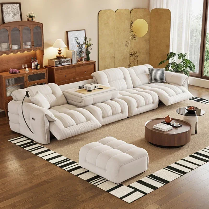 Nordic Modern Sofa Chair Fancy Electric Designer White Recliner