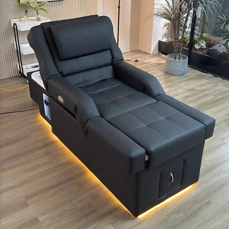 Modern Beauty Salon Head Massage, Shampoo Hair washing, Foot spa, pedicure, back  lift