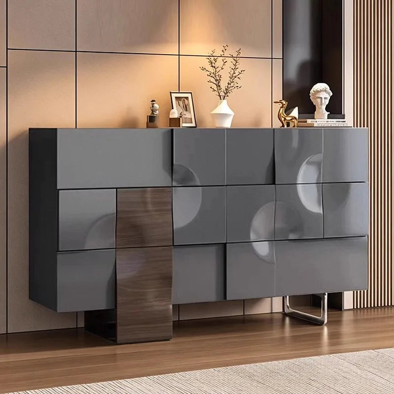 Nordic Organizer,  White Storage Haller Sideboard  Cabinets