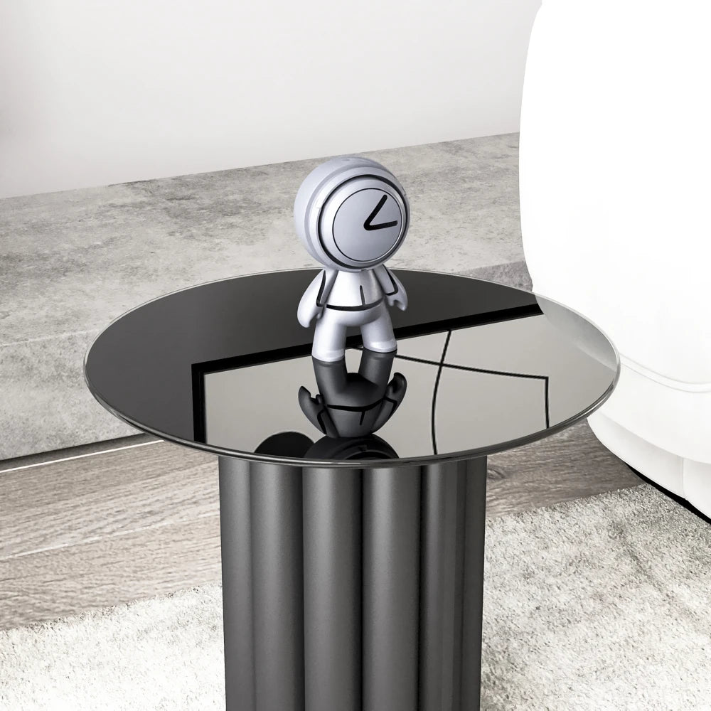 Round Tempered  Black  





















































































Round Tempered Black Glass Table Top Thick Round Polished Edge