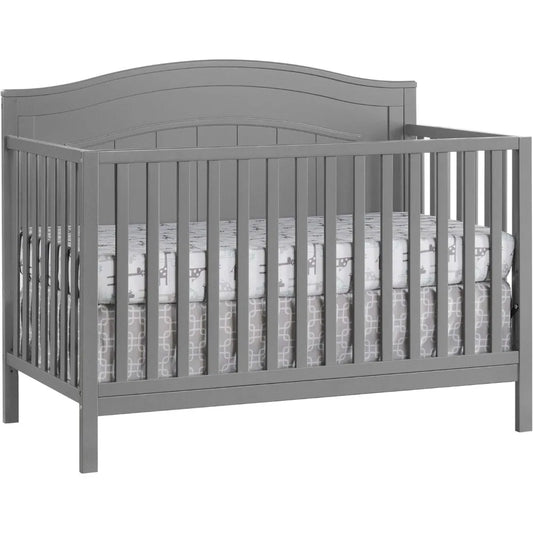 Oxford North Bay 4-in-1 Convertible  Crib, Dove Gray,