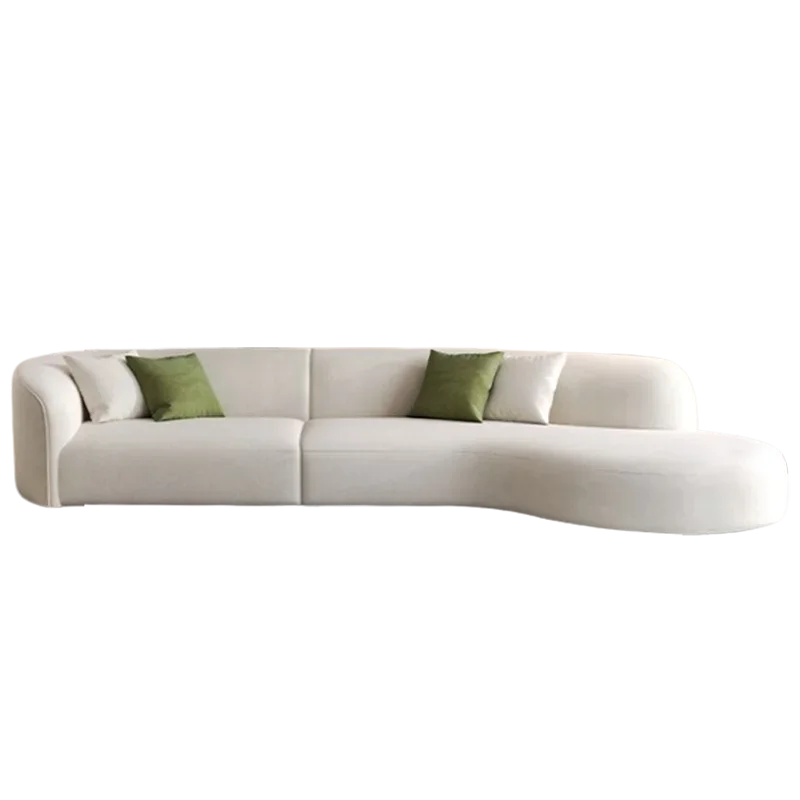 Divano Moderno Wood Frame Design Filler  Beige Sofas, Reclining Corner Lounges Salon Sofas