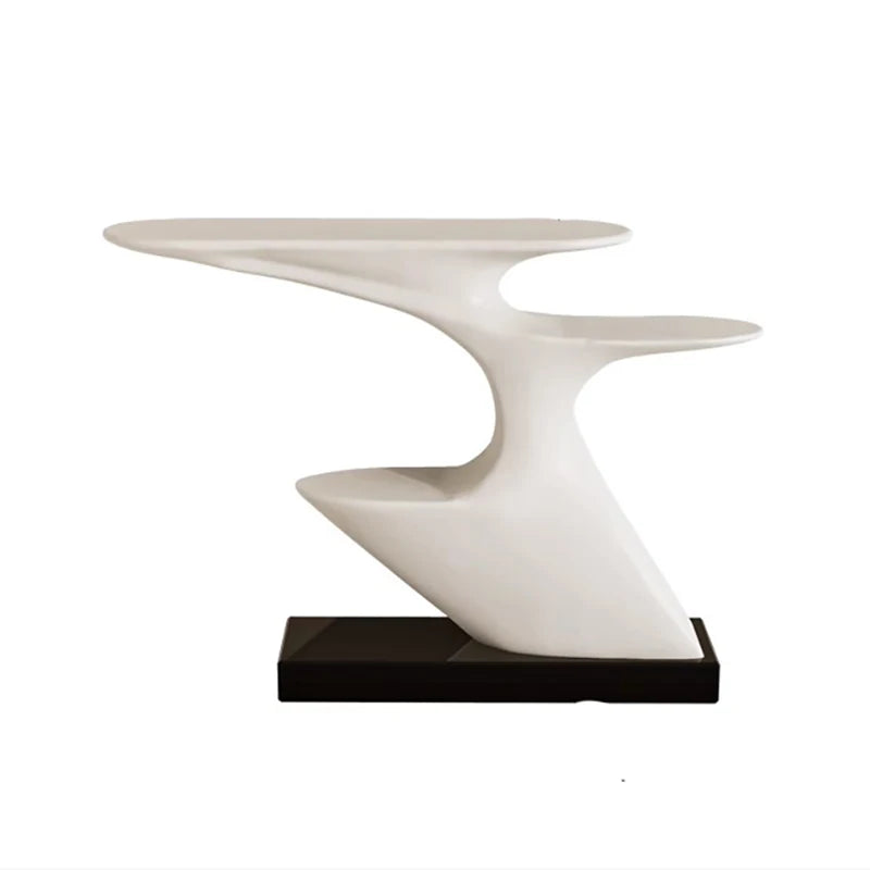 Nordic Miminalist  Mini Corner White Table Console office table design