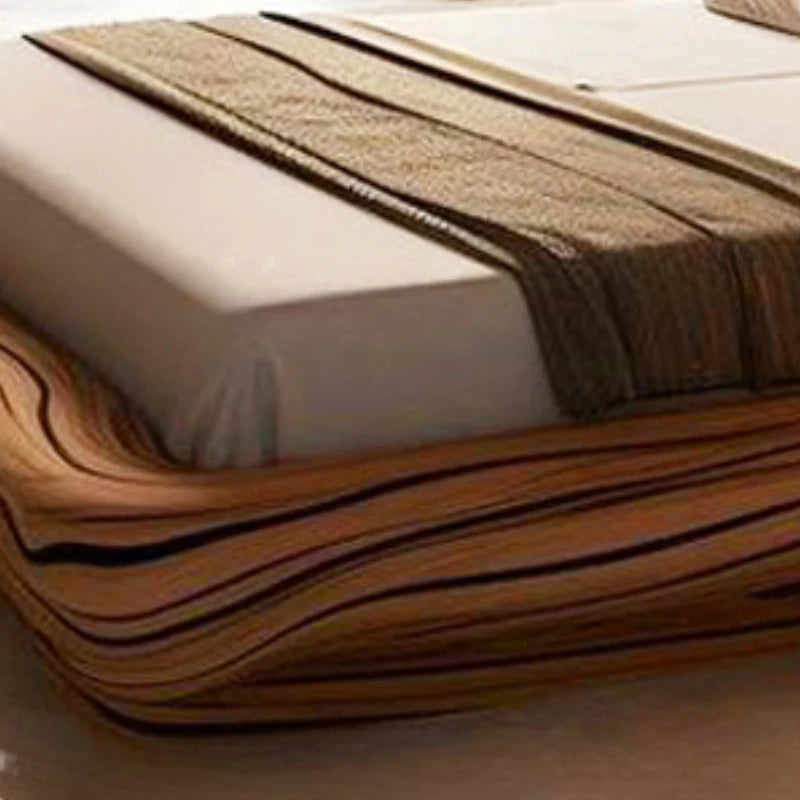 Hotel Solid Wood Bed Frame American Wedding Design Luxury Modern Style