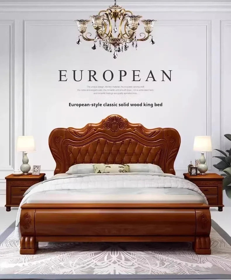 Nordic Elegant Double Platform Bed. Pretty Unique, King Size Wood Frame Bed Sets, Luxury Modern Queen Size




























woof