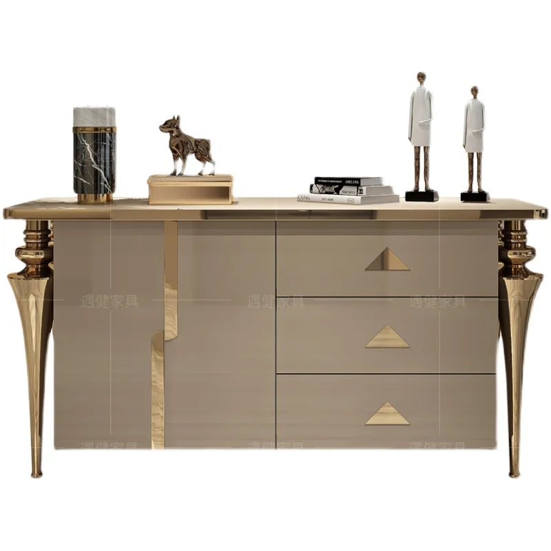 Modren Entrance Display stand, luxury storage cabinets, showcase corner drawers