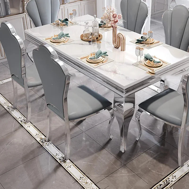 Nordic Vanity Oilproof Luxury, Unique Gold Vintage Marble. Big Design Table