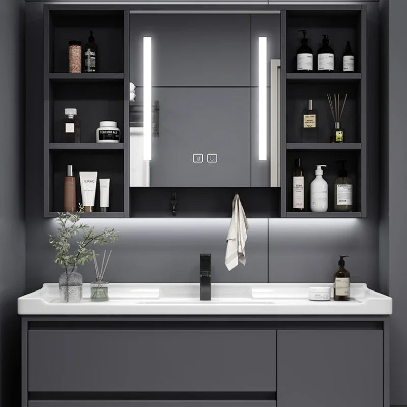 Hovedskapet Narrow Wall Luxury Sink Cabinet storage, shelf, Salon station