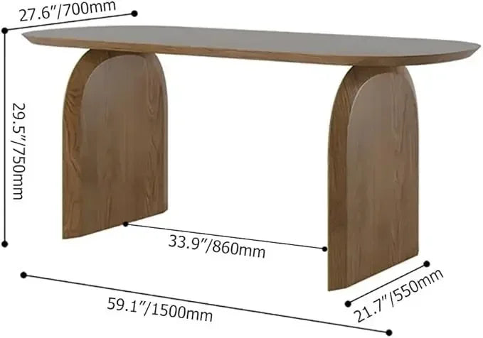 Japandi Table for 6,  Solid Wood  Oval  Top












topfor Dining Room, Kitchen, Living Room Mesas de Comedor