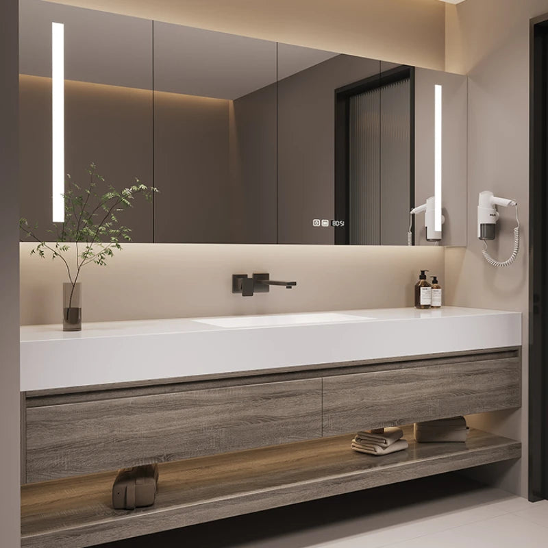 Open Luxury Toilet Cabinet,Mirror Storage Cabinet Corner Medicine Shelf