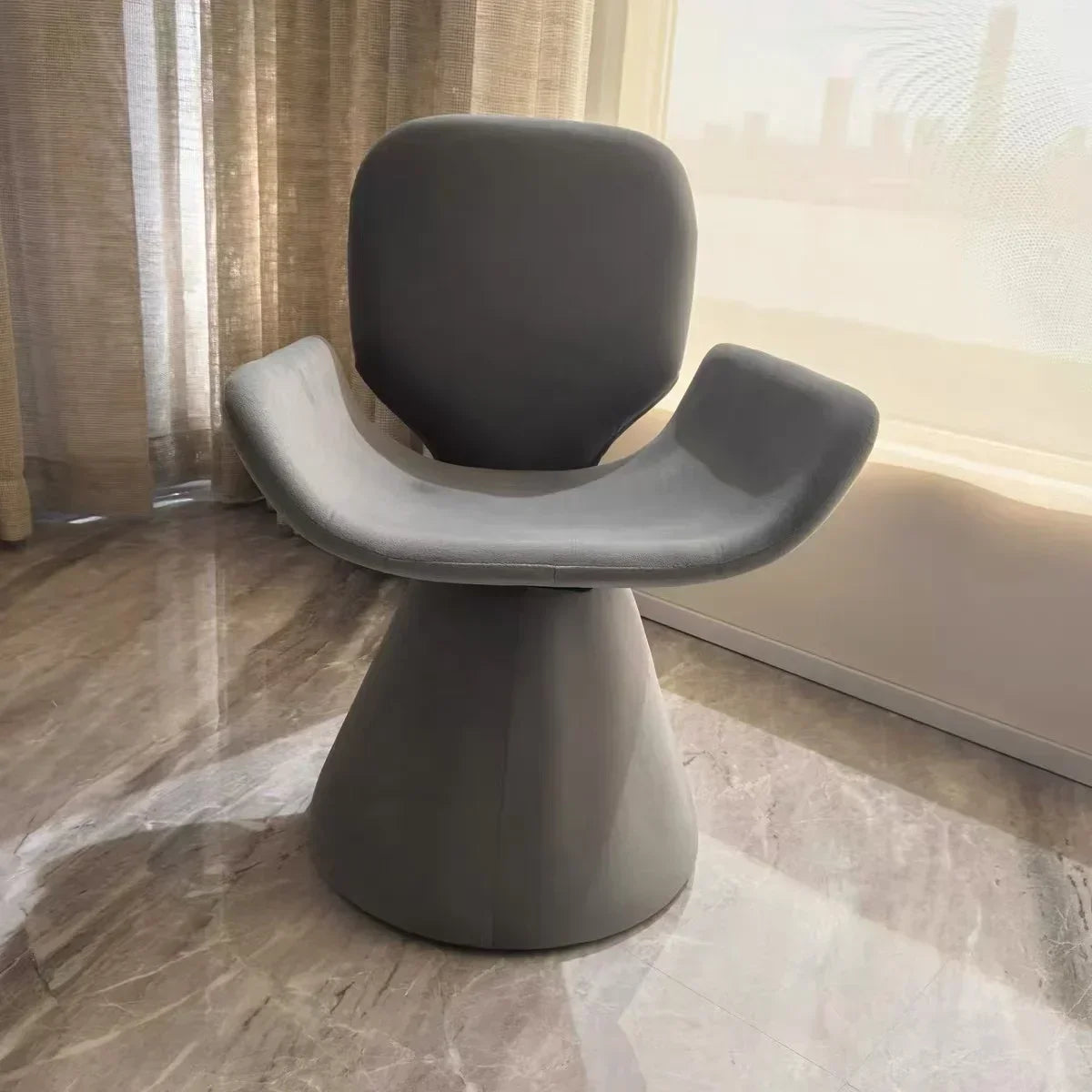 Unique Designer Modern Black  Comfortable Armrest Chairs
