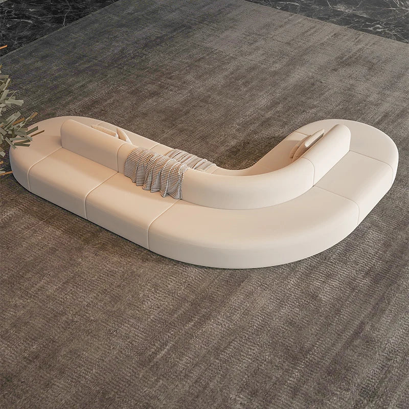 Nordic Lazy Lounges White Wood ,Large Design, European filler , puffs couch, modern canape, unique