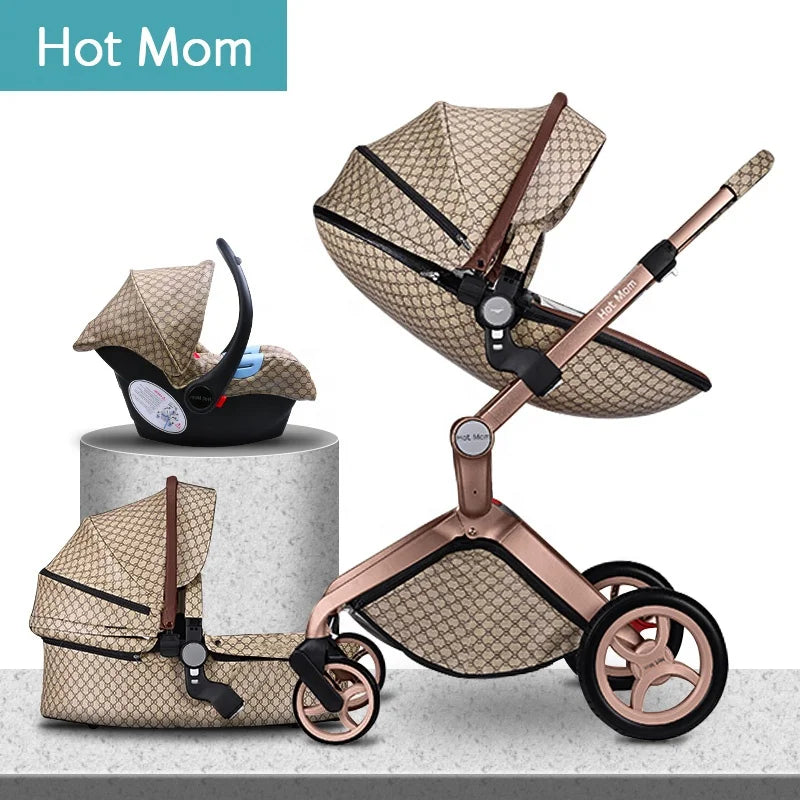 Hot Mom Wholesale Baby Carriage ,  Foldable Travel System Pram