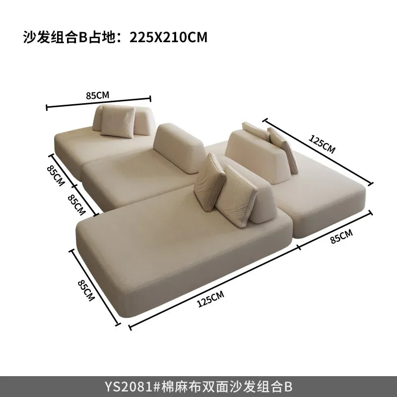 European  Erogomics Modern Puffs Sectional, Individual ,Lounge ,Comfortable  Sofas