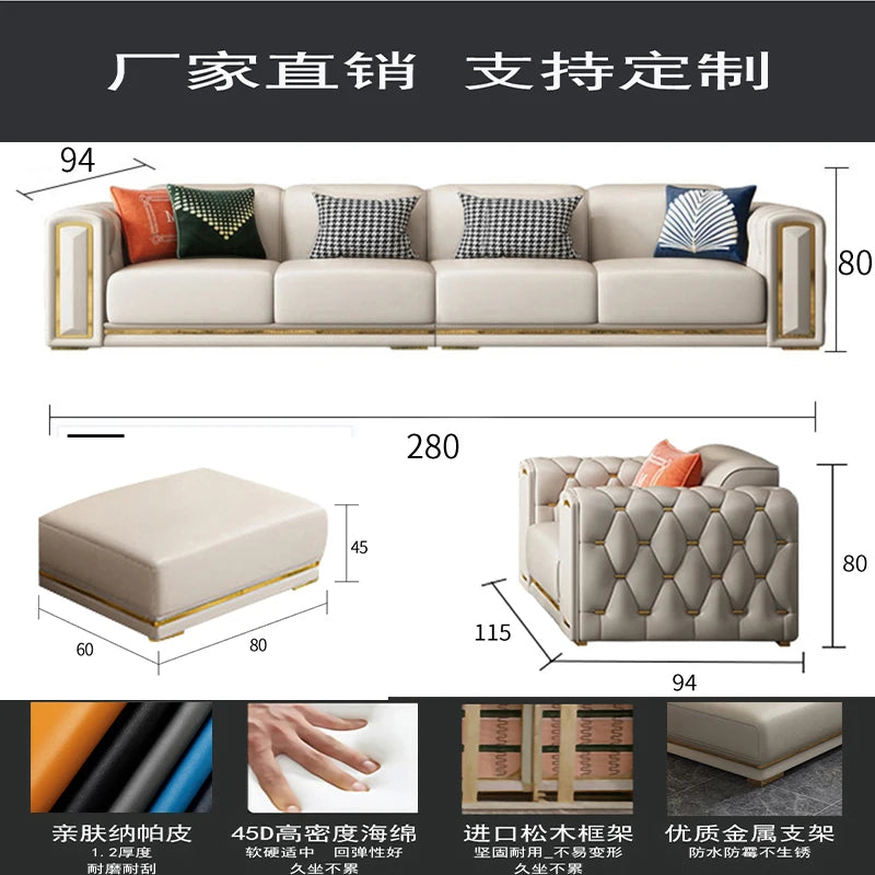 Modern Designer Luxury Fancy Sofa, Italian loveseat