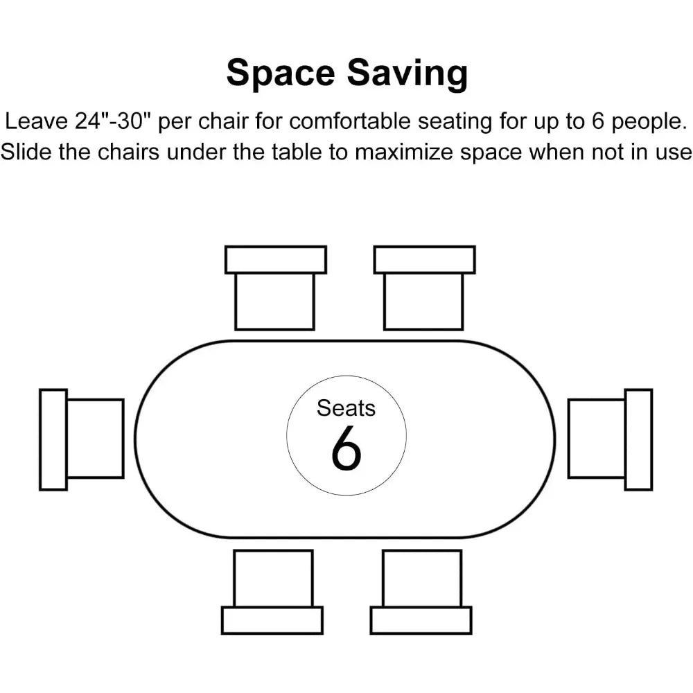 Japandi Table for 6,  Solid Wood  Oval  Top












topfor Dining Room, Kitchen, Living Room Mesas de Comedor