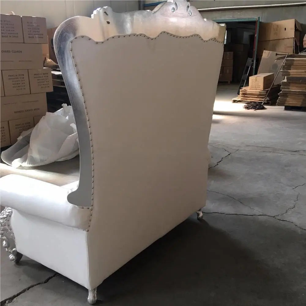 Modern casual luxury king high back wedding chair