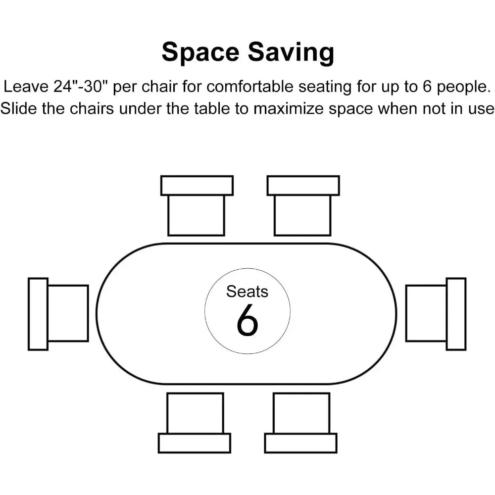 Japandi Table for 6,  Solid Wood  Oval  Top












topfor Dining Room, Kitchen, Living Room Mesas de Comedor