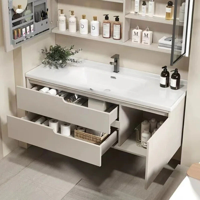 Multifunction storage cabinets, medicine, wardrobe, sink salon station wall