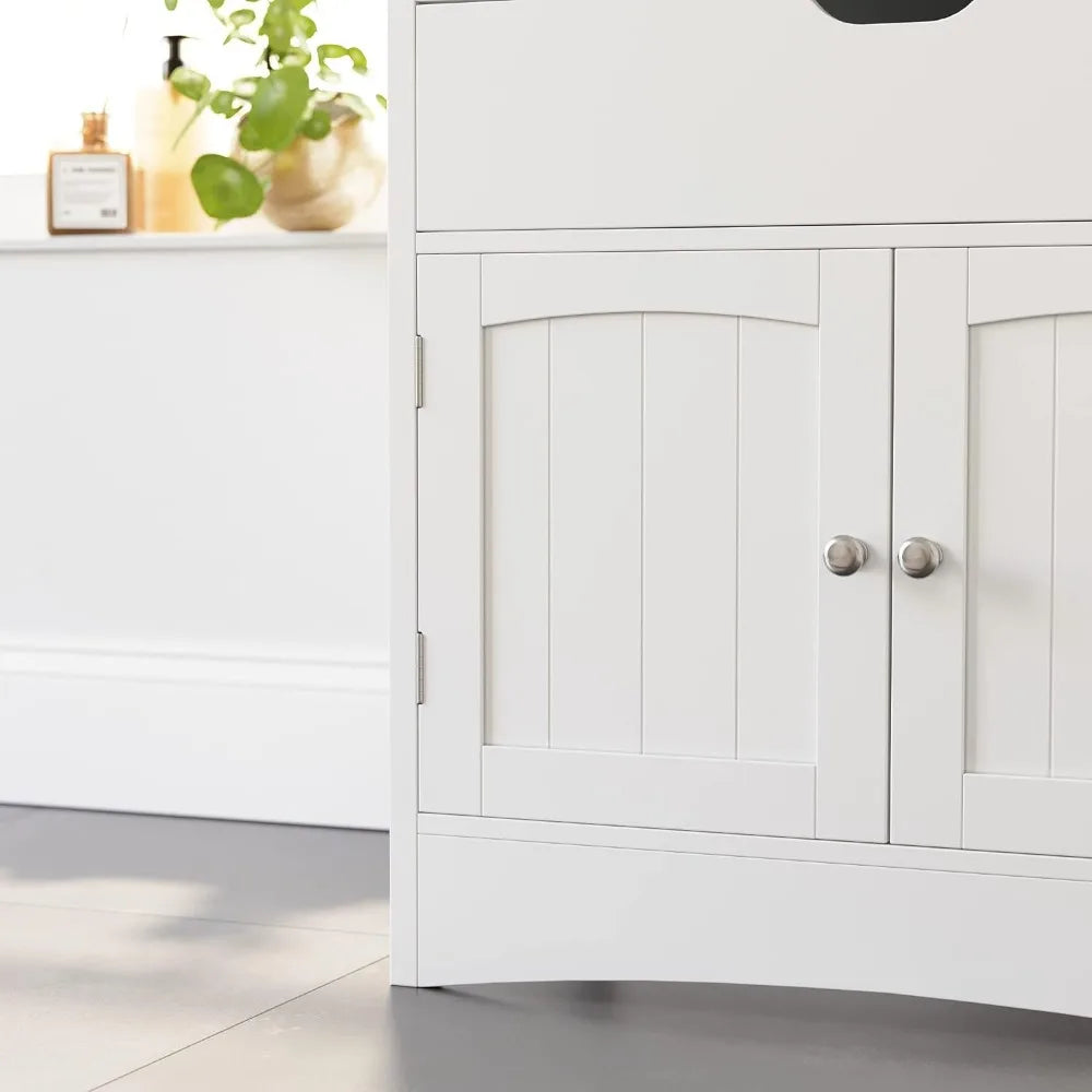 Floor Cabinet, Storage Drawer, 2 shelves, Cupboard