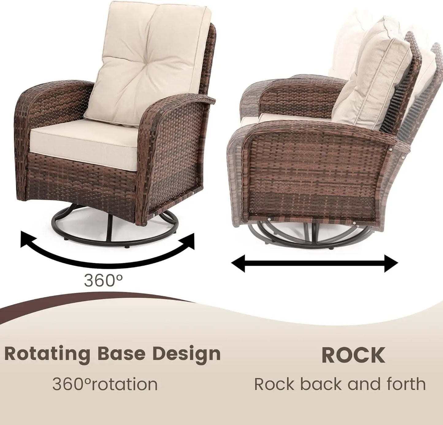 3 pc furniture set, Glider Rocker, Bistro Set, Glass Top Table



 Rocking Chair, Glass Top Table