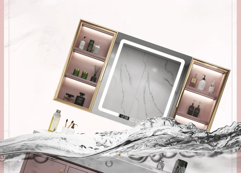 Mininalist Luxury Slate Modern One basin hand wash combination, cabinet, mirror, vanity