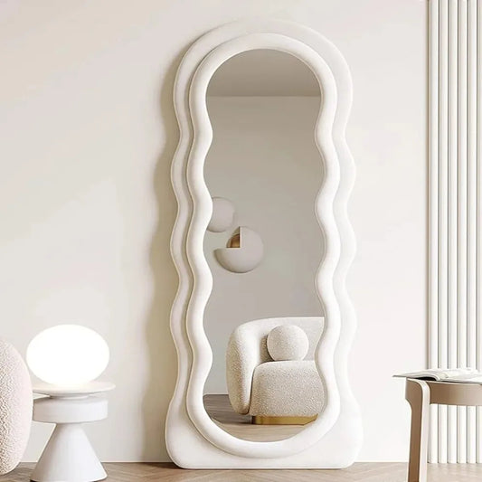 Wall Mirror w/Lights, Large, Arched Top