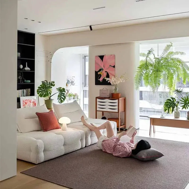 Nordic European Fancy Unique Large Wood Luxury Modern Sofas
