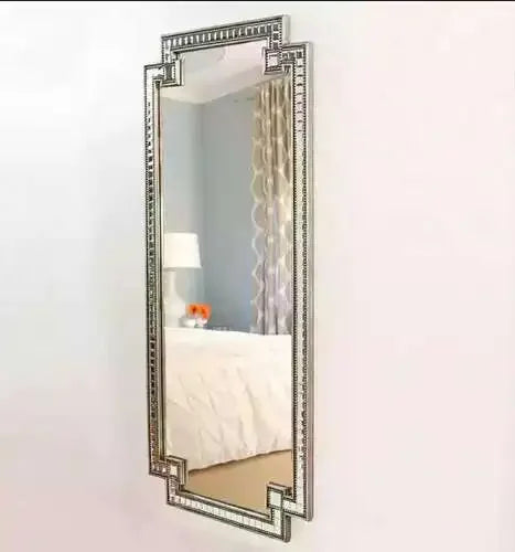 Nordic Aesthetic Horizontal Designer Big Size Wall Mirror