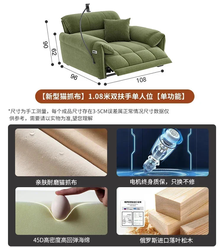 Divano Unique Furniturer Designer Green  Sofa, ,Back Support Design  Salon recliner