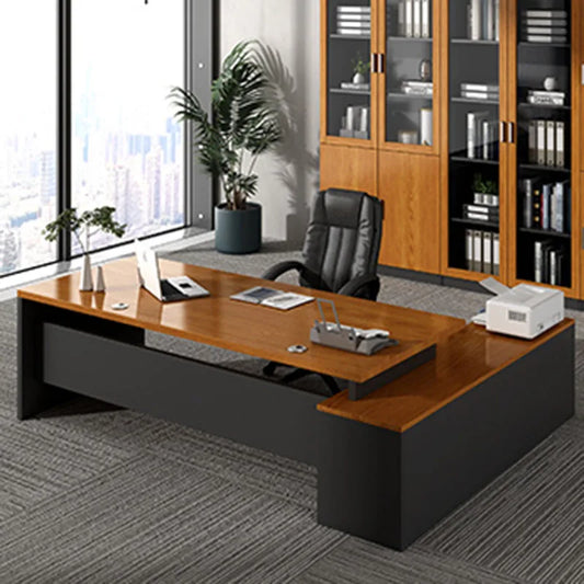 Luxury European Organizers L-shaped Standing Computer Writing Desk