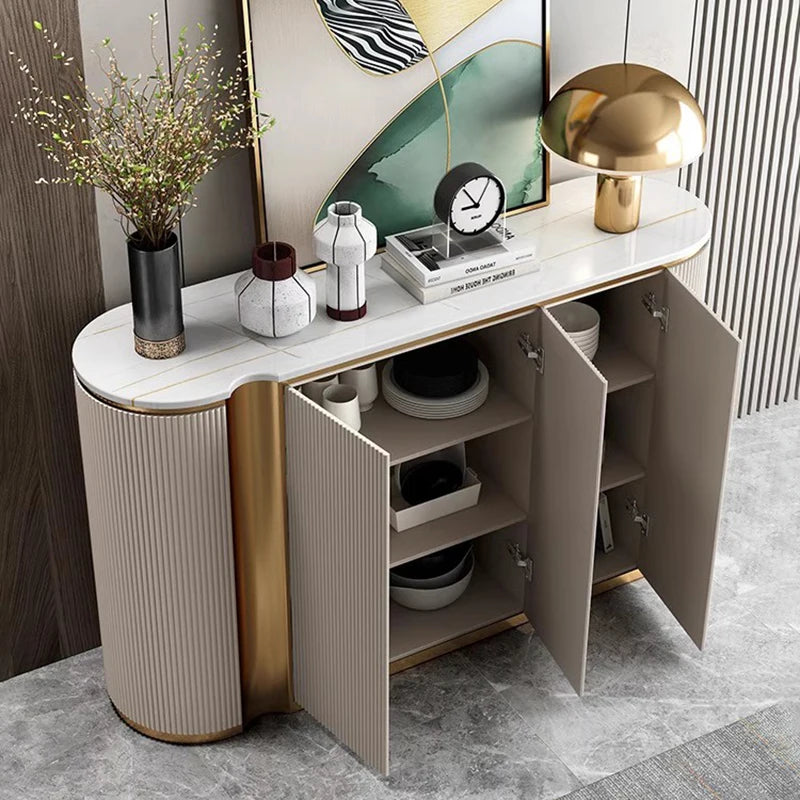 Portable Display Simple Quality Elegant Modern Space Saving Storage cabinet