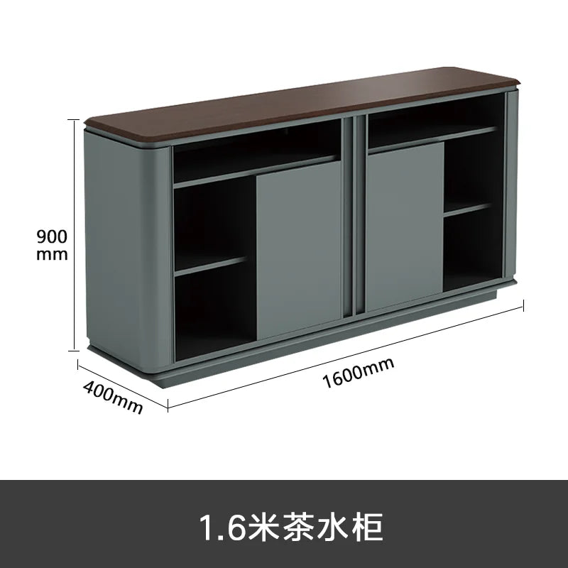 President High Quality Light, luxury Filing Cabinet, Boss wooden corner work table