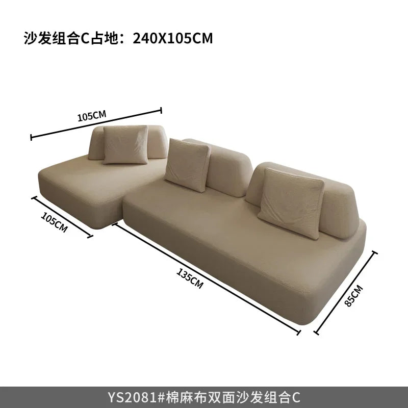 European  Erogomics Modern Puffs Sectional, Individual ,Lounge ,Comfortable  Sofas