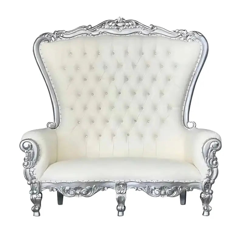 Modern casual luxury king high back wedding chair