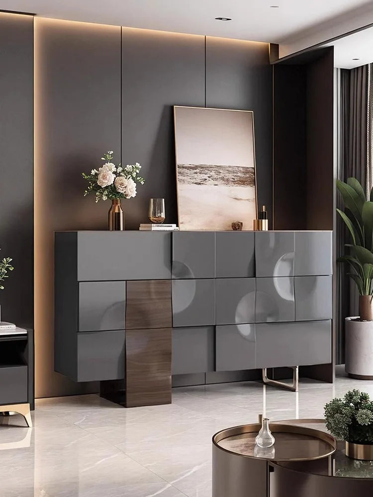 Nordic Organizer,  White Storage Haller Sideboard  Cabinets
