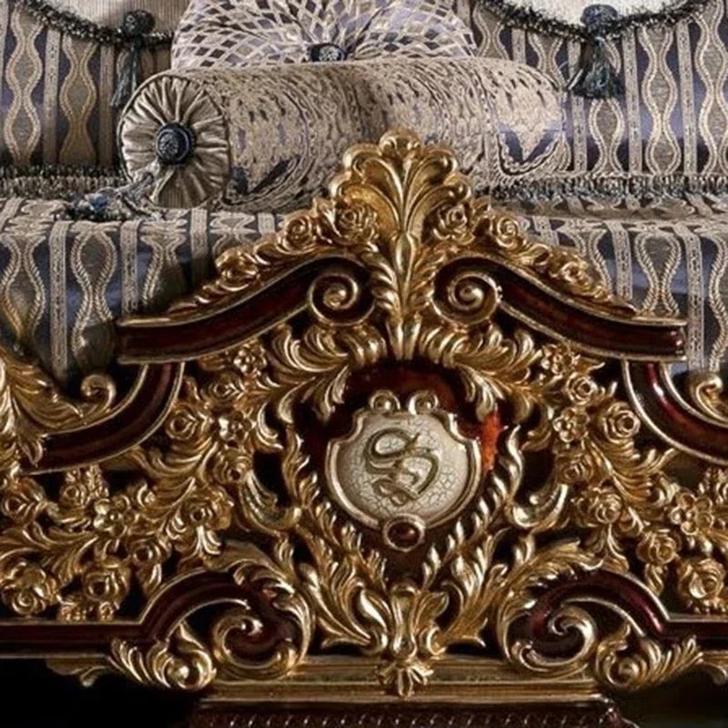 Nordic Unique Multifunction Wood King Size Headboard & Modern  Sleeping Luxury  Bed