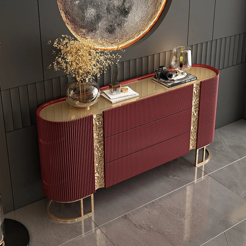 Entryway Luxury  Cabinet, High Quality Large Capacity  Display Cabinet