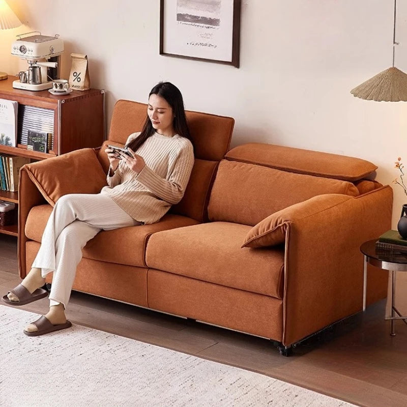 Nordic Italian Designer Modern Small Sleeper Sofa, foldable , convertible couch