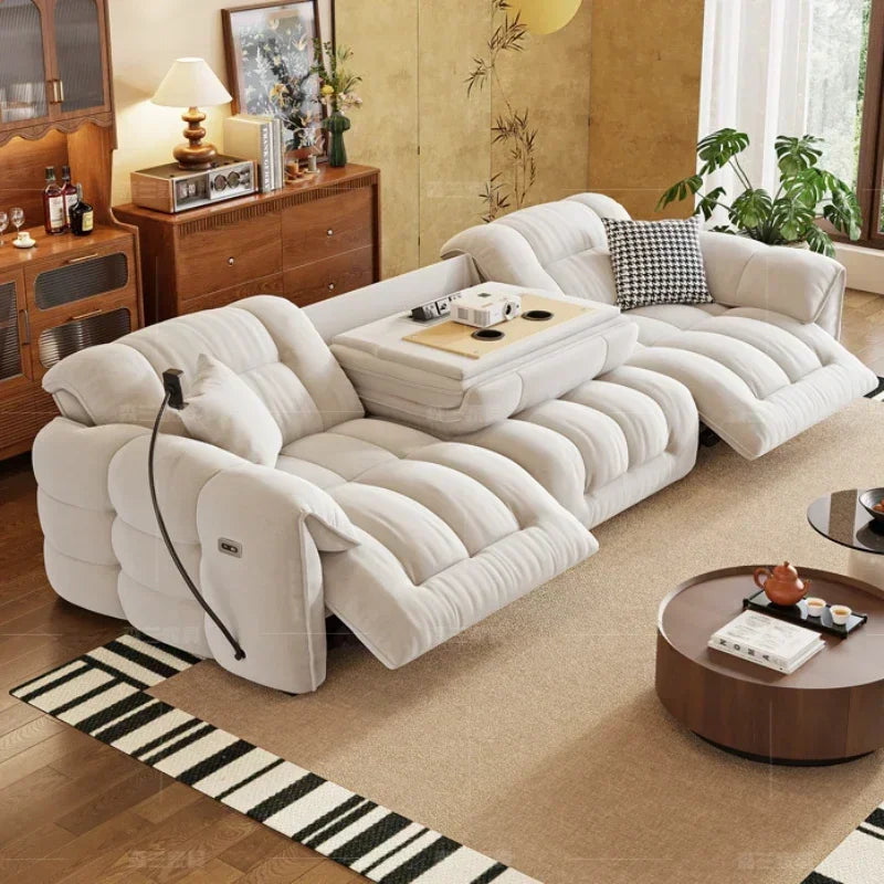 Nordic Modern Sofa Chair Fancy Electric Designer White Recliner