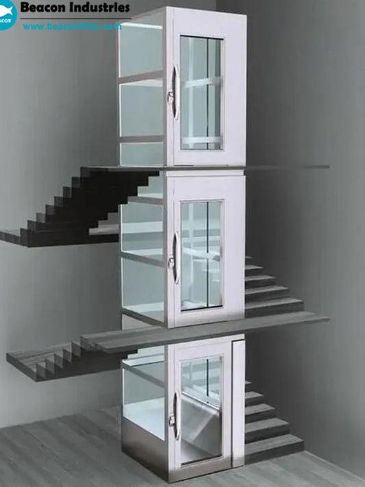 2-4 Floors small residential  hydraulic villa electric elevator lift