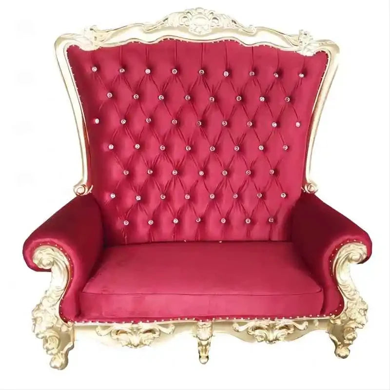Modern casual luxury king high back wedding chair
