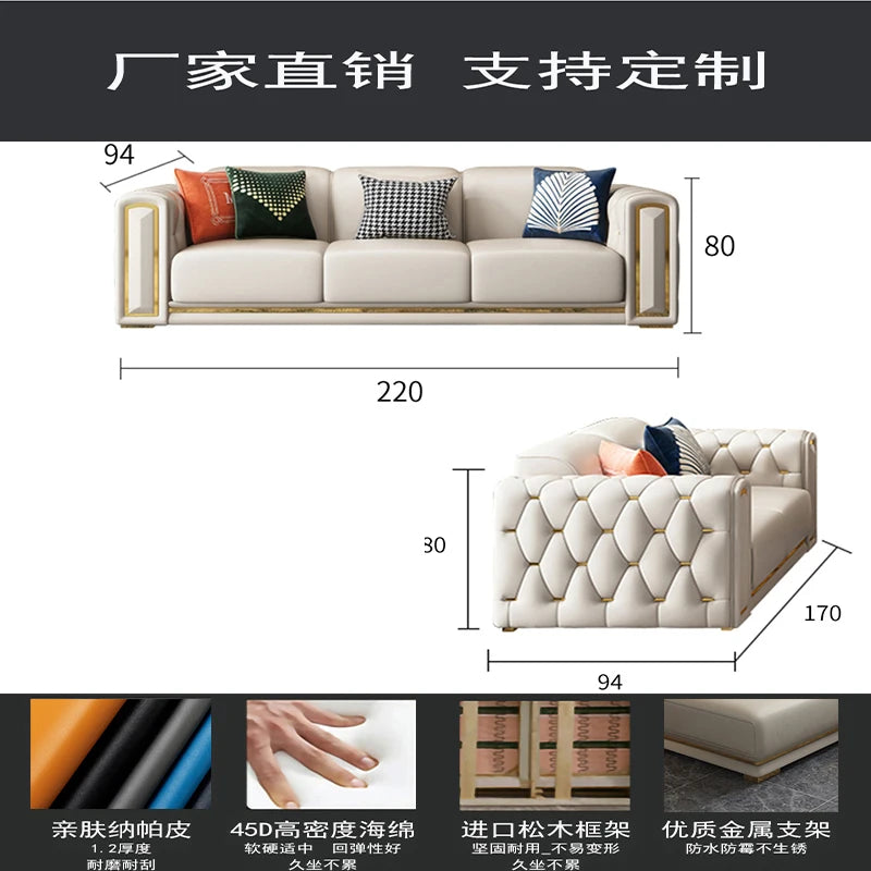 Modern Designer Luxury Fancy Sofa, Italian loveseat